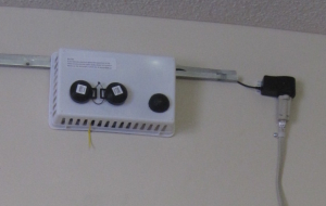 Long-term sensor package installed in a suite